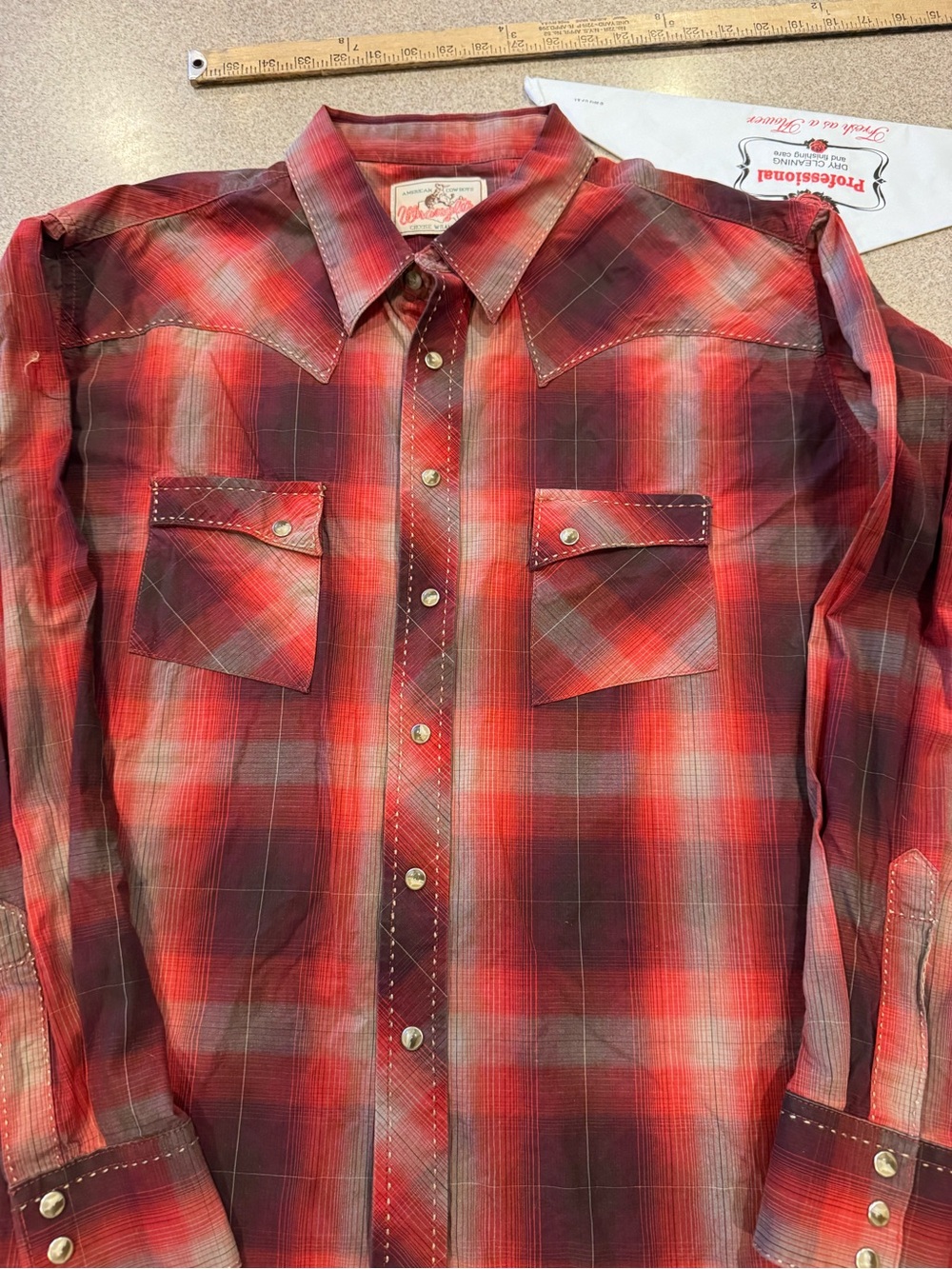 XXL vintage Wrangler long sleeve button down rodeo wear